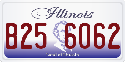IL license plate B256062