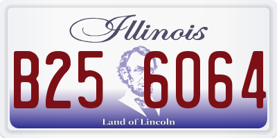 IL license plate B256064