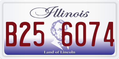 IL license plate B256074