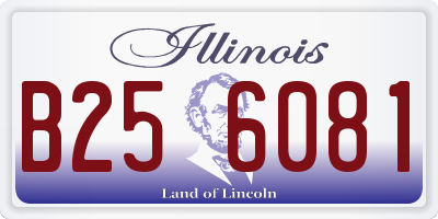 IL license plate B256081