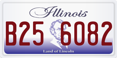 IL license plate B256082