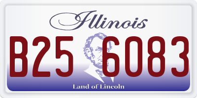 IL license plate B256083