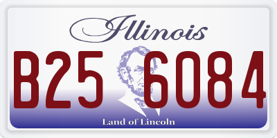 IL license plate B256084