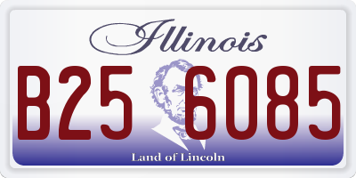 IL license plate B256085