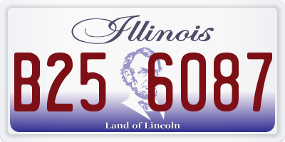 IL license plate B256087