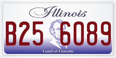 IL license plate B256089