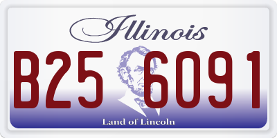 IL license plate B256091