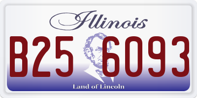 IL license plate B256093