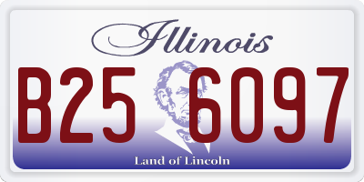 IL license plate B256097