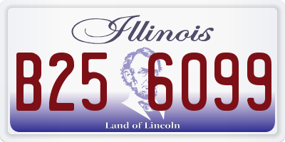 IL license plate B256099