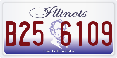 IL license plate B256109