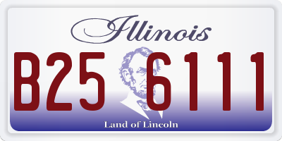 IL license plate B256111
