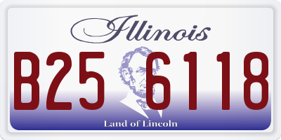 IL license plate B256118