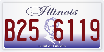 IL license plate B256119