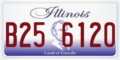 IL license plate B256120
