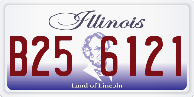 IL license plate B256121