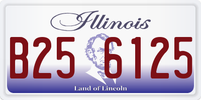 IL license plate B256125