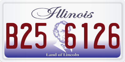 IL license plate B256126
