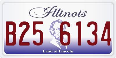 IL license plate B256134