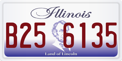 IL license plate B256135