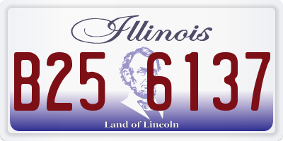 IL license plate B256137