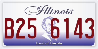 IL license plate B256143