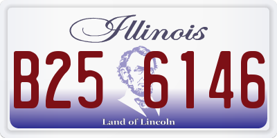 IL license plate B256146