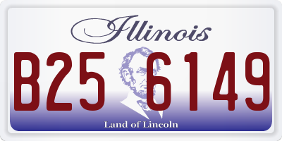 IL license plate B256149