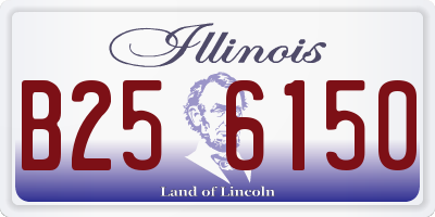 IL license plate B256150