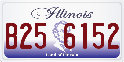 IL license plate B256152
