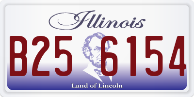 IL license plate B256154