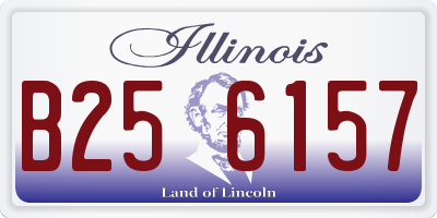 IL license plate B256157