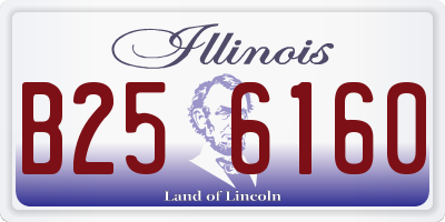 IL license plate B256160