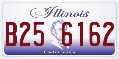 IL license plate B256162
