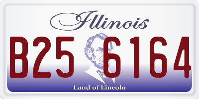IL license plate B256164