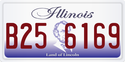 IL license plate B256169