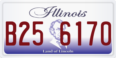 IL license plate B256170