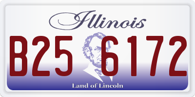 IL license plate B256172