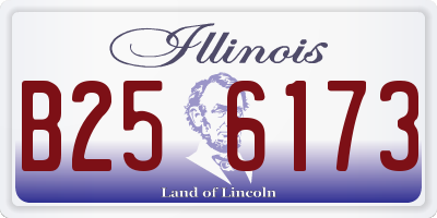 IL license plate B256173
