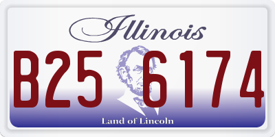 IL license plate B256174