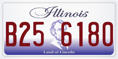 IL license plate B256180
