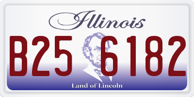 IL license plate B256182