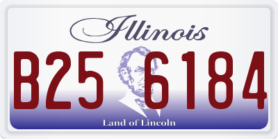 IL license plate B256184
