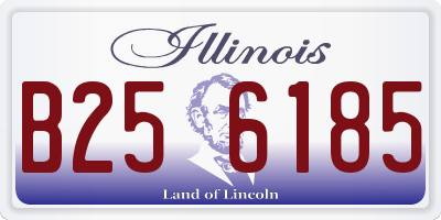 IL license plate B256185