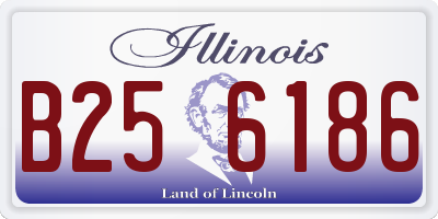 IL license plate B256186