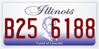 IL license plate B256188