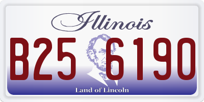 IL license plate B256190