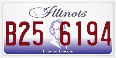 IL license plate B256194