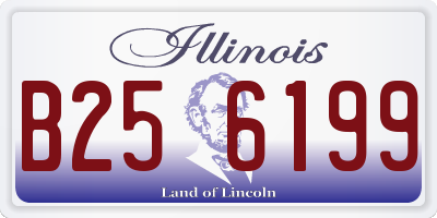 IL license plate B256199