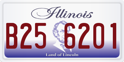 IL license plate B256201